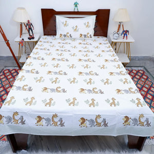 Sweet Dreams on Soft Cotton: The Best Kids Bed Sheets at TheJaipuri.com