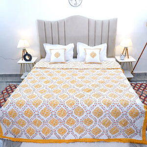 The Enchanting Embrace of Indian Cotton: Your Guide to Exquisite Hand Block Print Mulmul Cotton Quilts from TheJaipuri.com