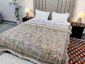 Buy Heavy Winter Quilts Online in India | 100% Cotton Filled - The Jaipuri