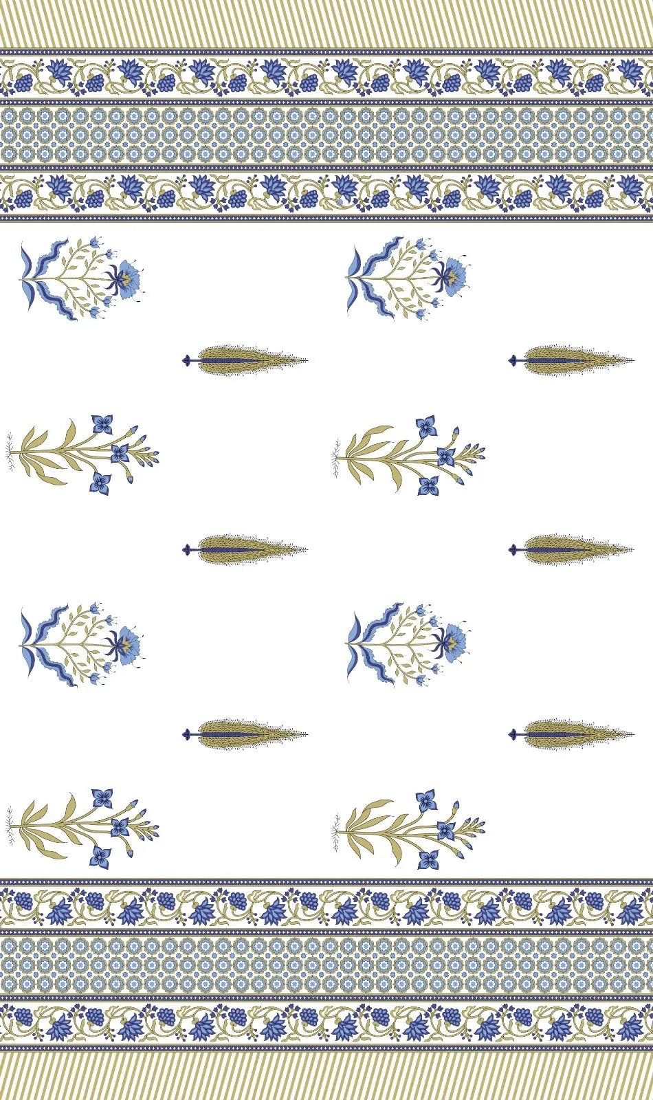 Hand & Bath Towel Set | Pure Cotton | Set of 3 | 300 GSM | Super-Soft, Absorbent & Odor Resistant - Rania