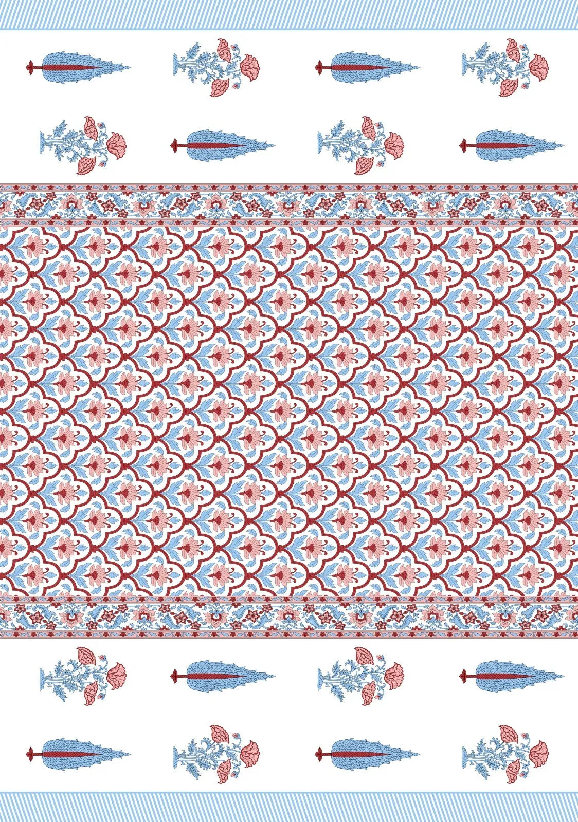 Hand & Bath Towel Set | Pure Cotton | Set of 3 | 300 GSM | Super-Soft, Absorbent & Odor Resistant - Mahira