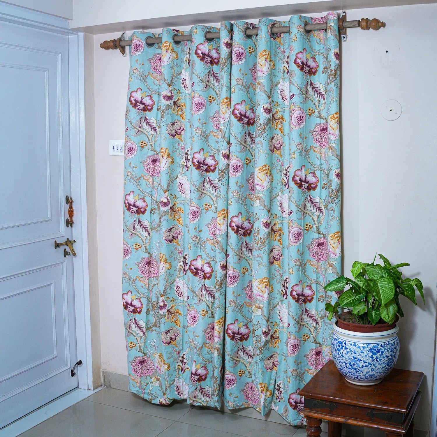 Hand Block Print Curtains | Samia