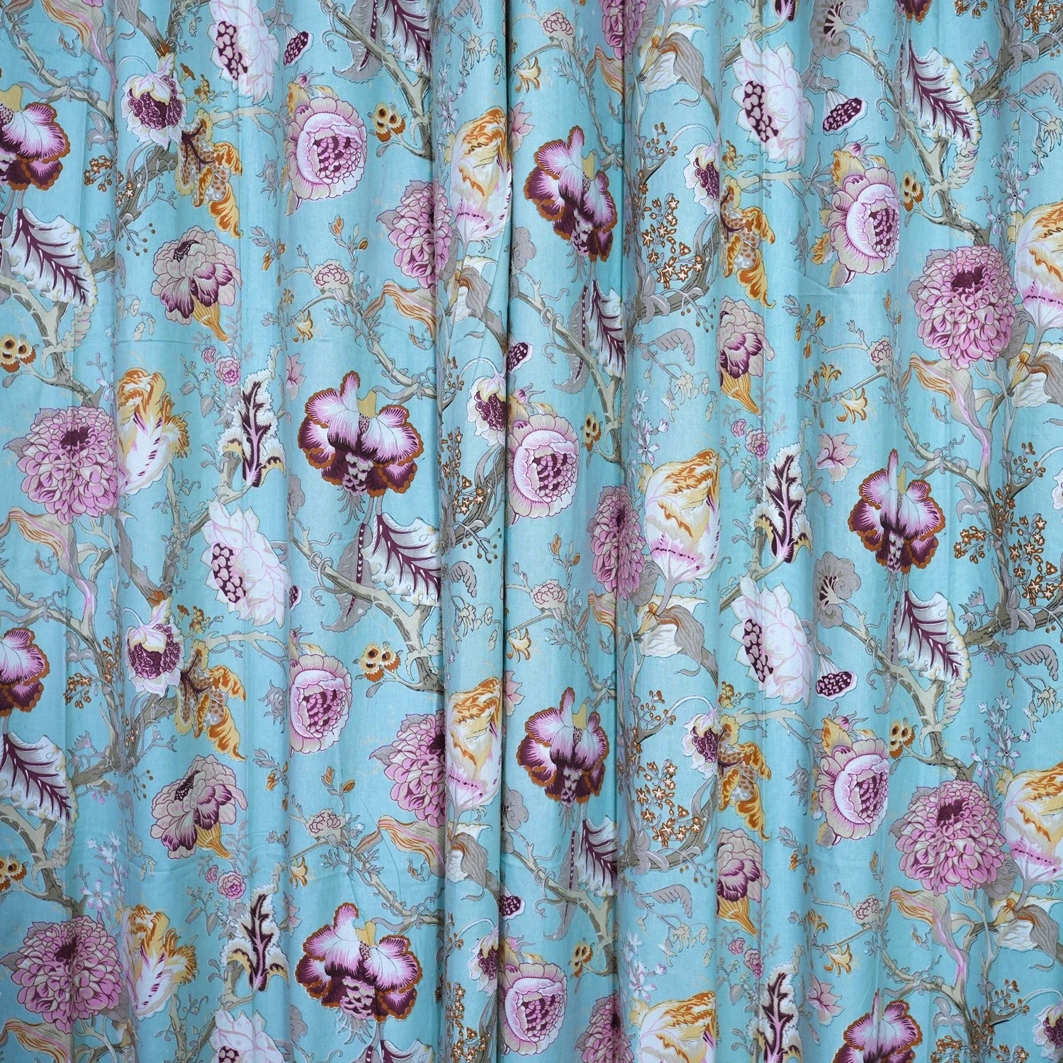 Hand Block Print Curtains | Samia