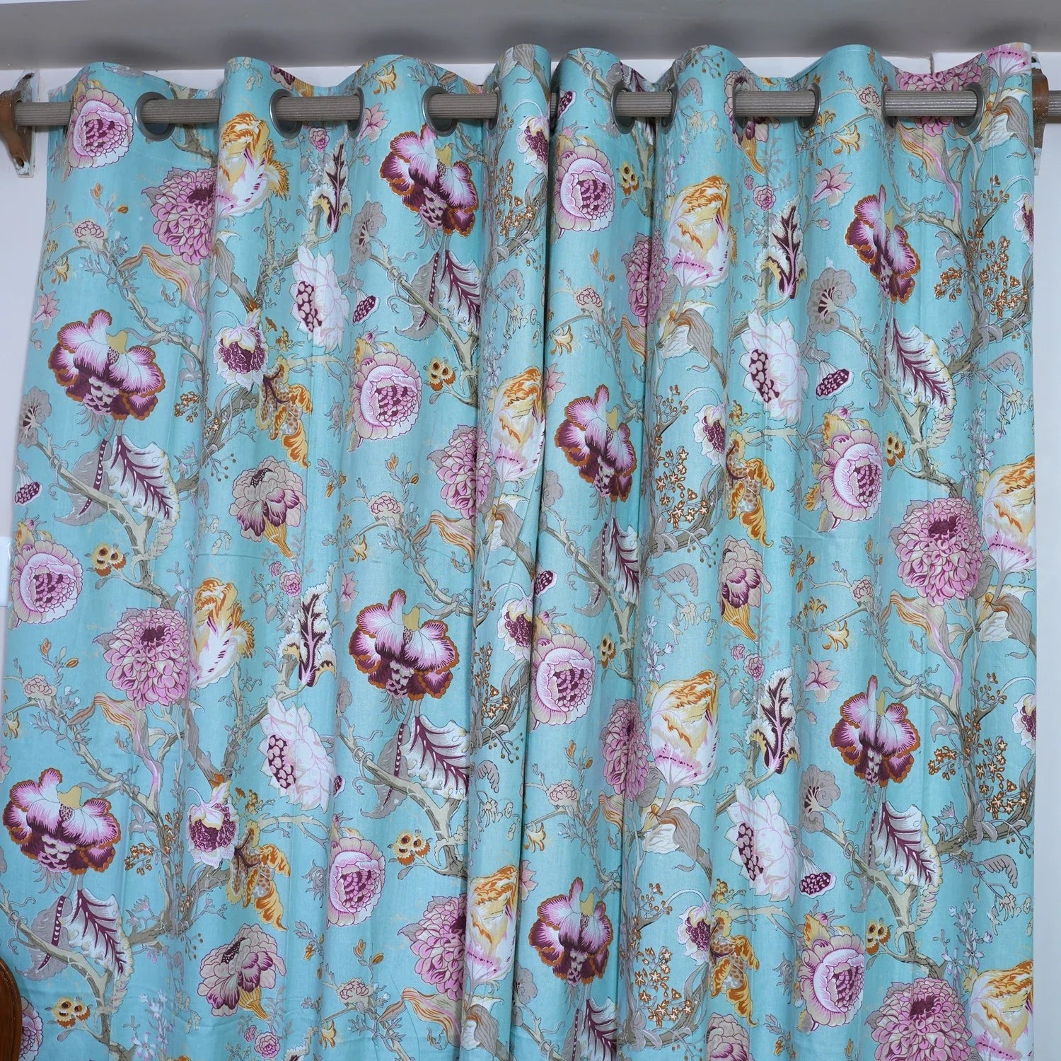 Hand Block Print Curtains | Samia