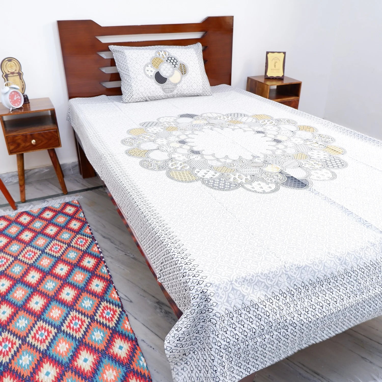 100% Pure Cotton Bed Sheet | Sana