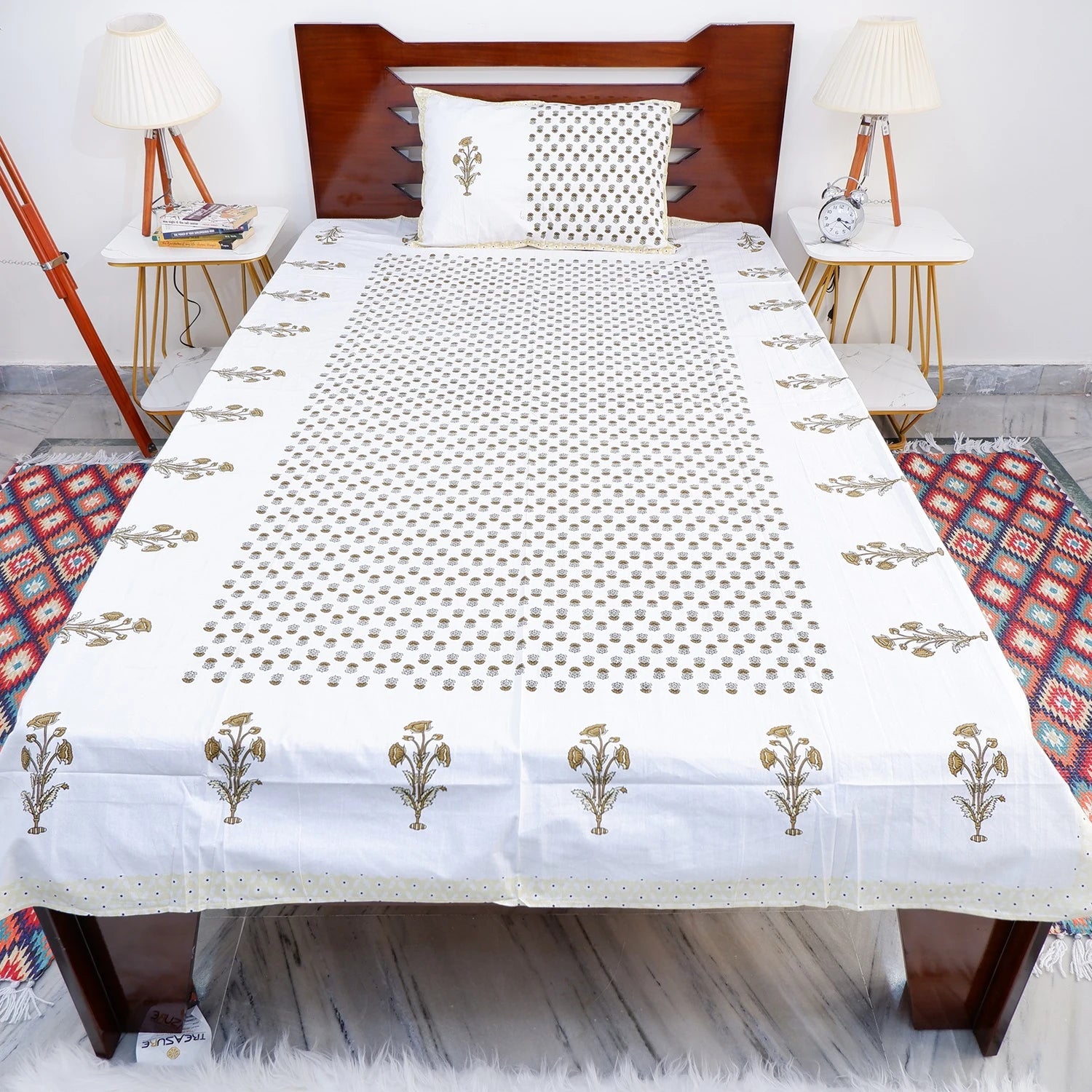 100% Pure Cotton Bed Sheet | Mouni