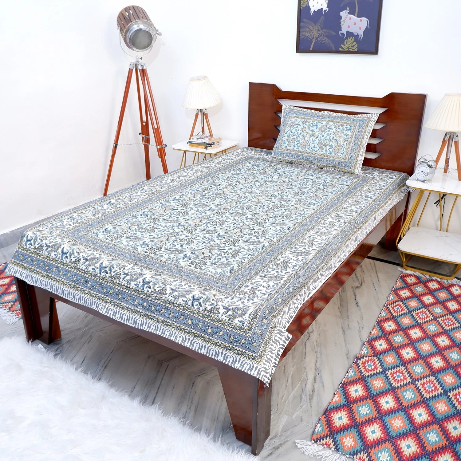 100% Pure Cotton Bed Sheet | Nimrat