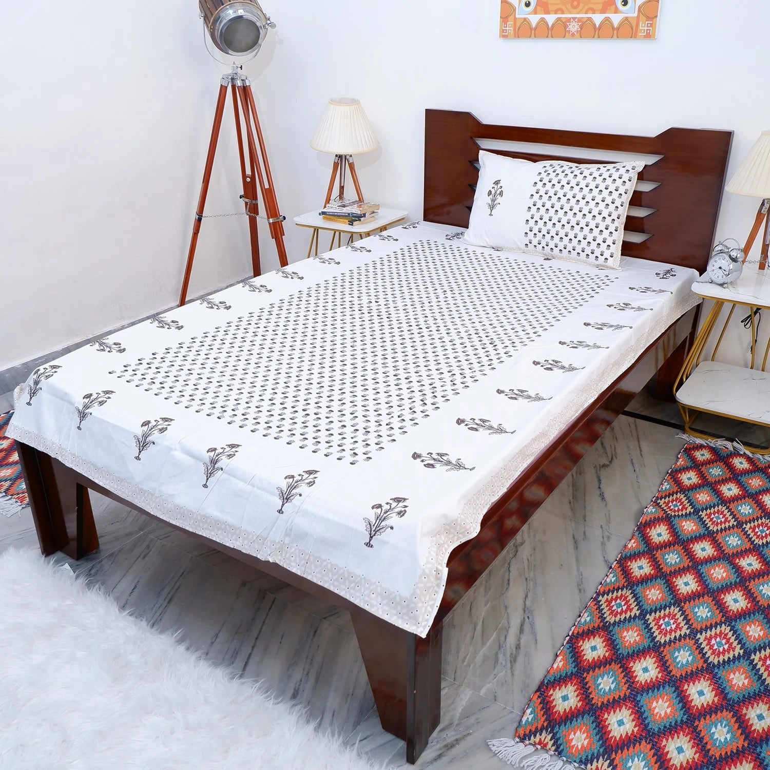 100% Pure Cotton Bed Sheet | Mouni