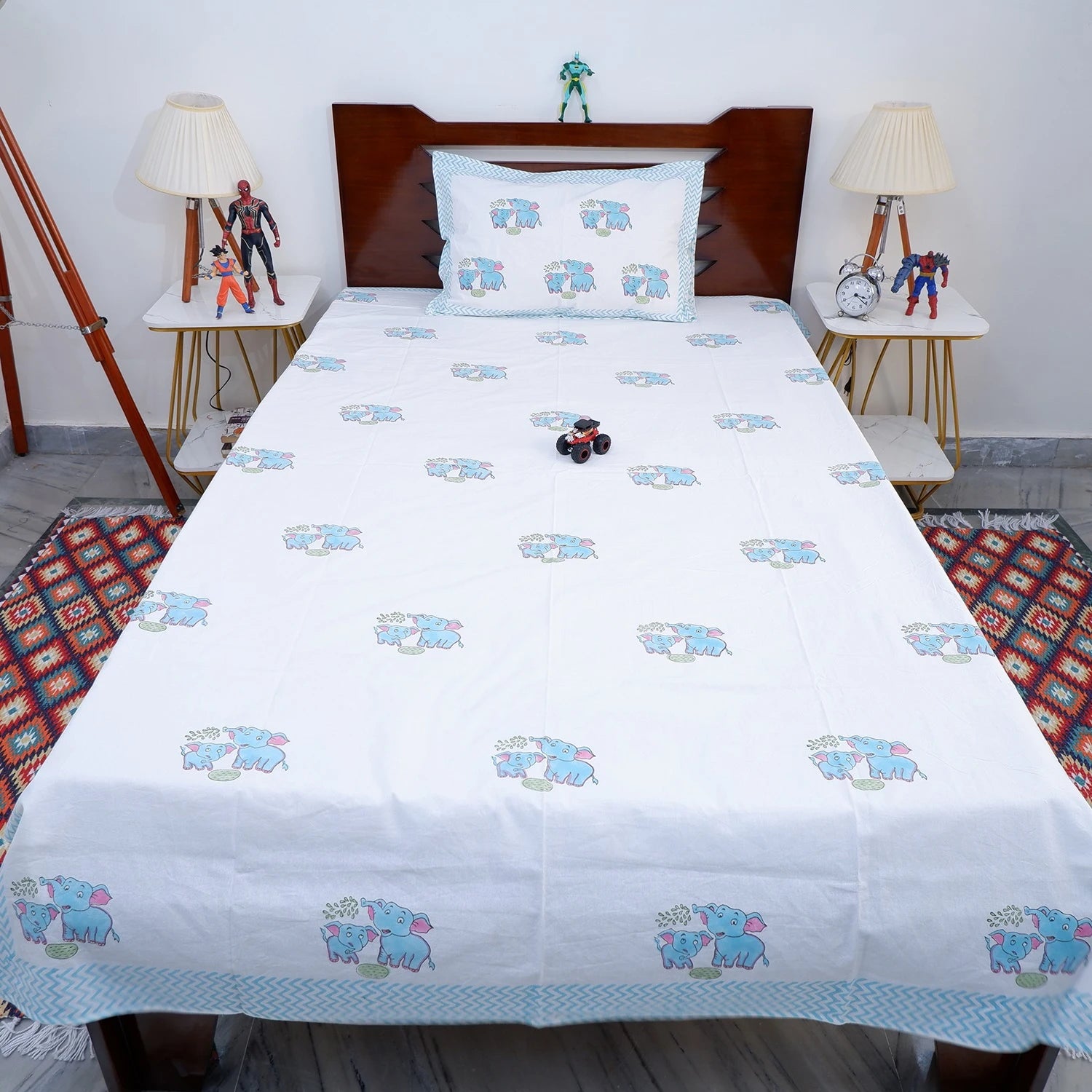 100% Pure Cotton Kid's Bed Sheet | Jungle Journey Softness