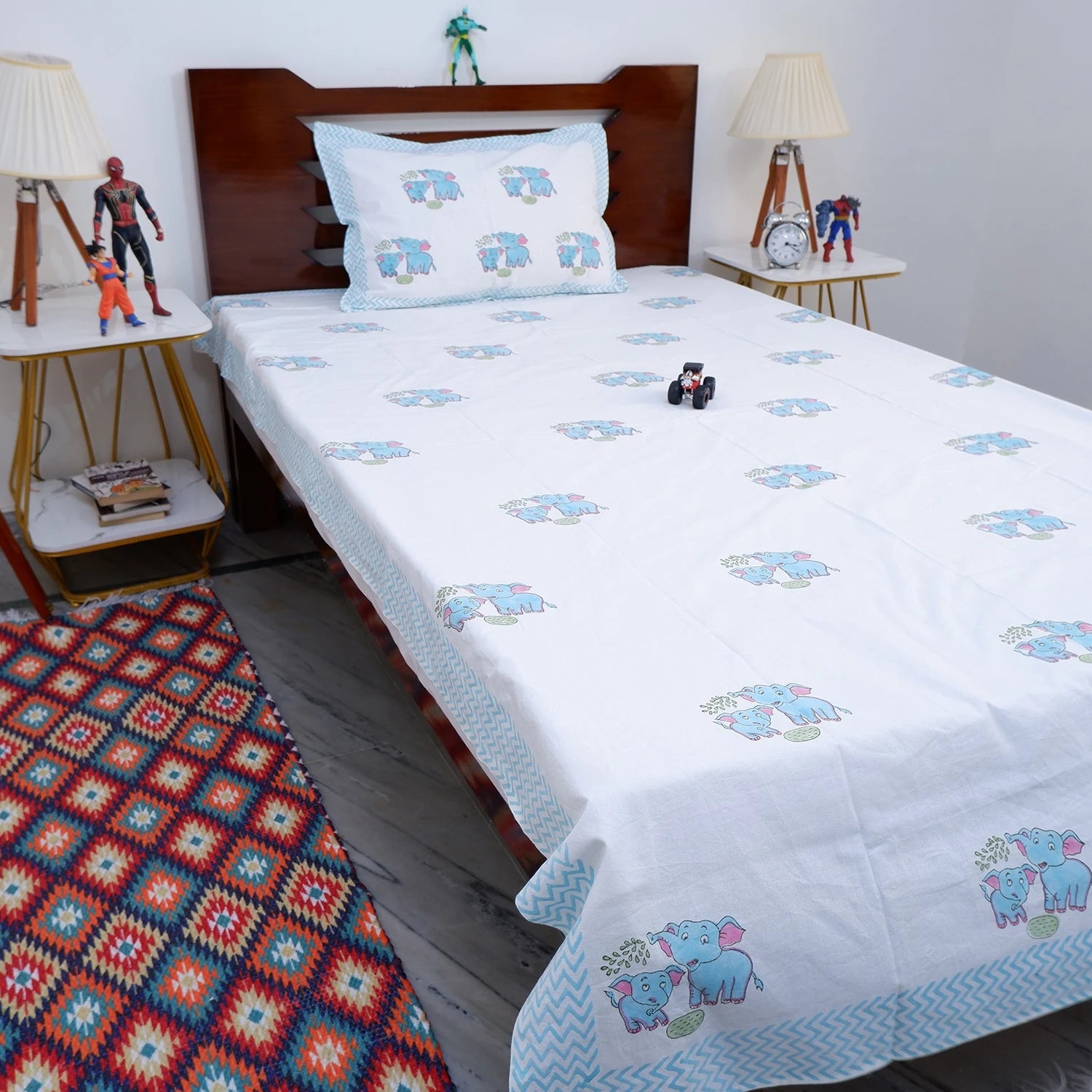 100% Pure Cotton Kid's Bed Sheet | Jungle Journey Softness