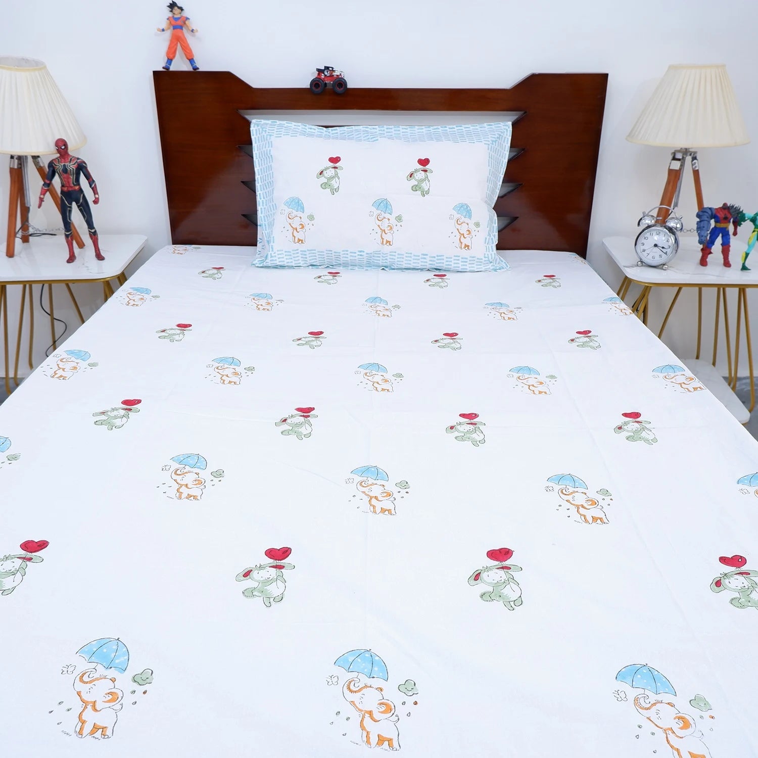 100% Pure Cotton Kid's Bed Sheet | Happy Sleep Sheet