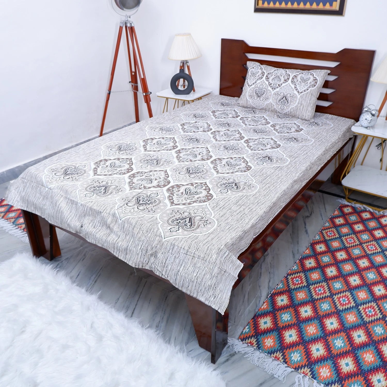 100% Pure Cotton Bed Sheet | Pooja