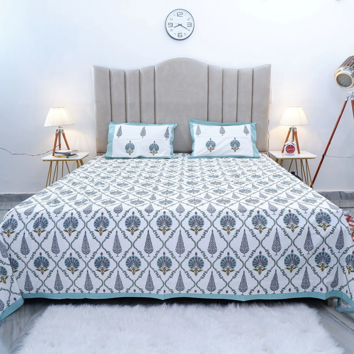 100% Pure Cotton Bed Sheet | Shehnaaz