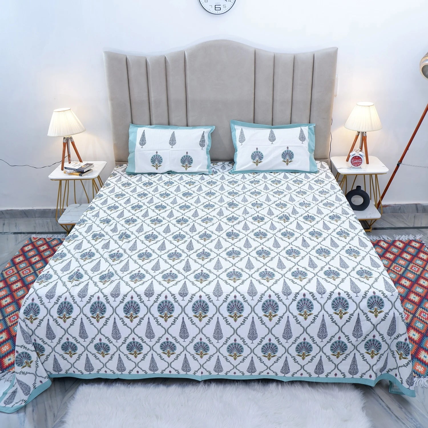 100% Pure Cotton Bed Sheet | Shehnaaz