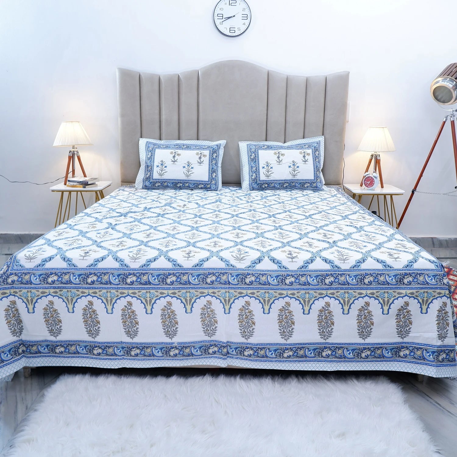 100% Pure Cotton Bed Sheet | Wamiqa