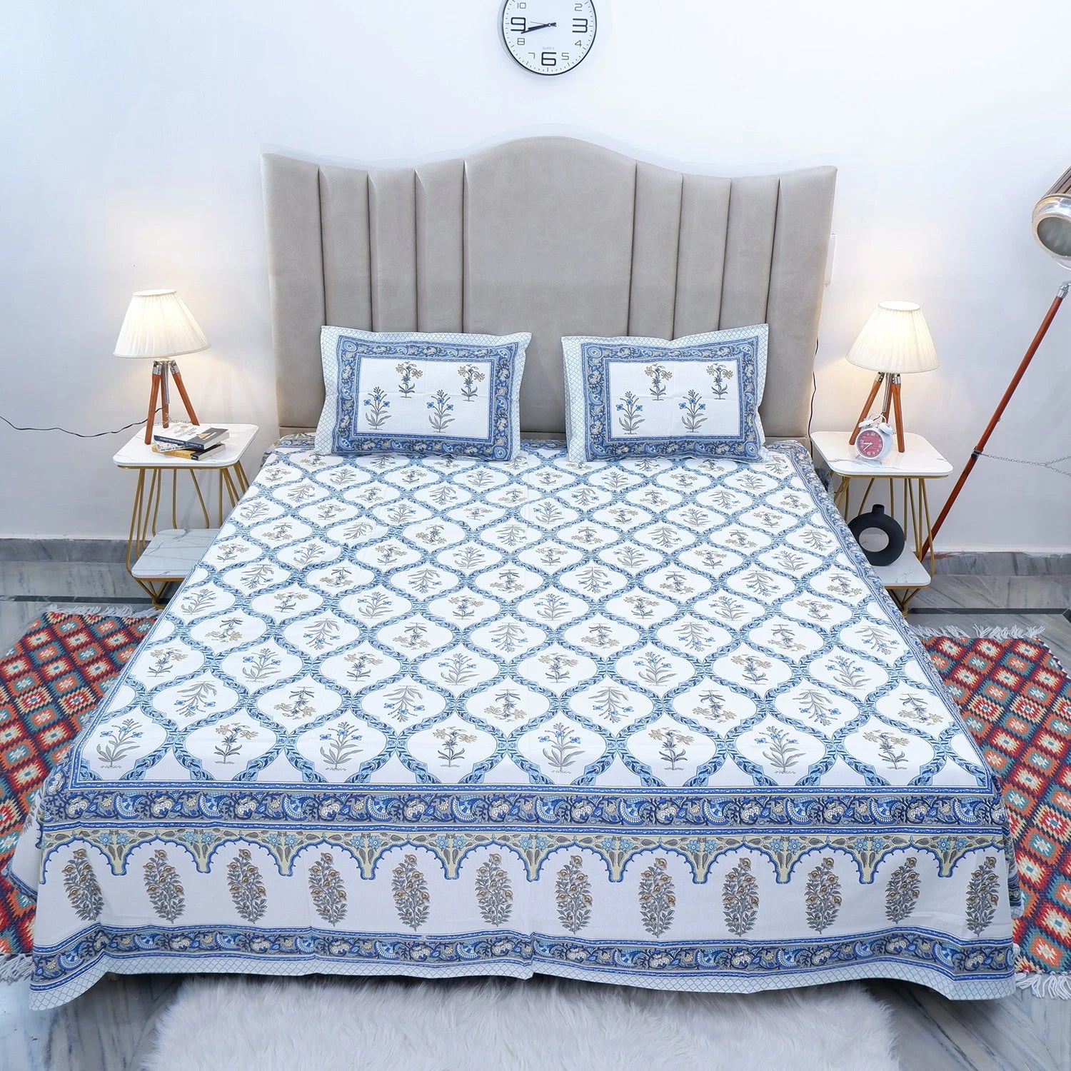 100% Pure Cotton Bed Sheet | Wamiqa