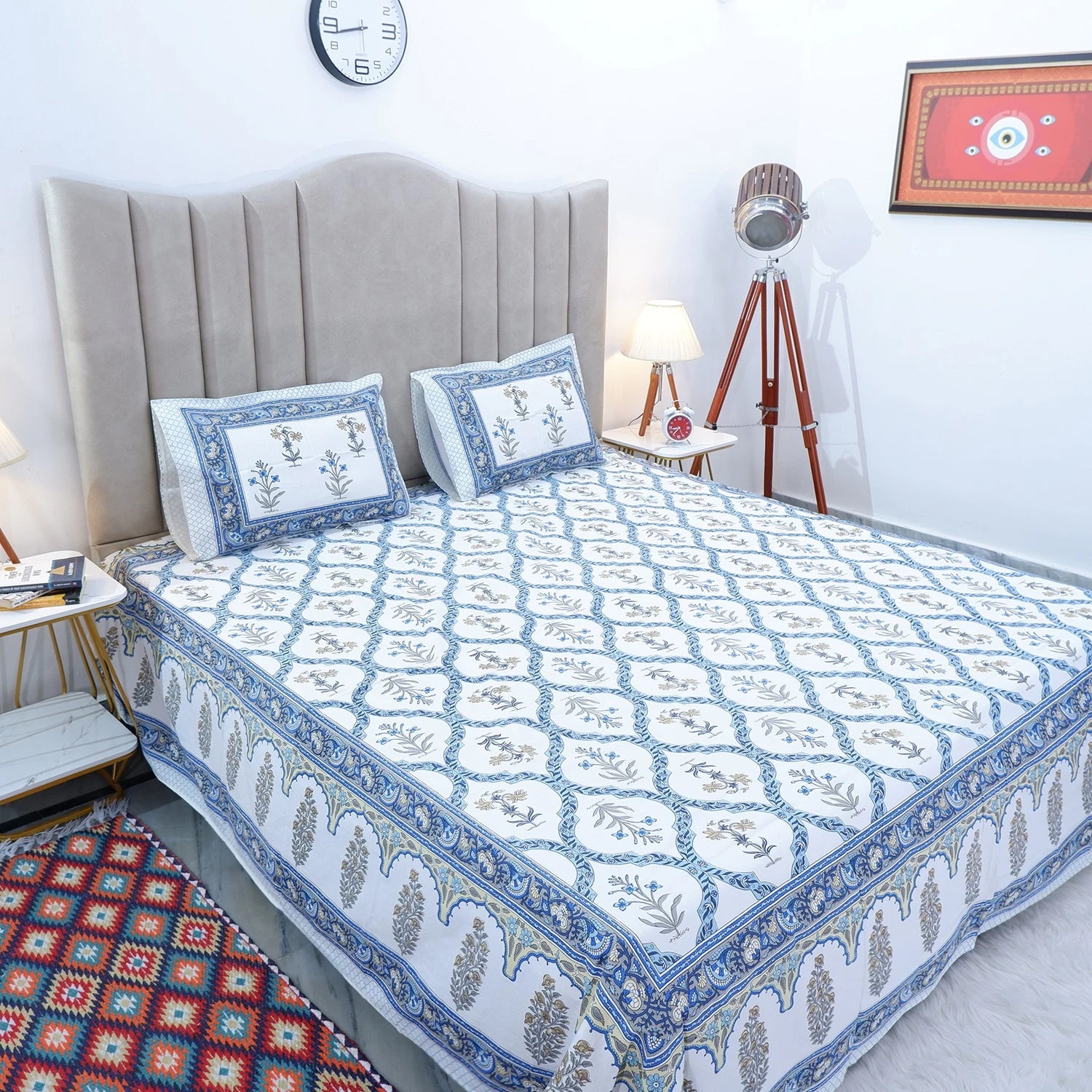 100% Pure Cotton Bed Sheet | Wamiqa