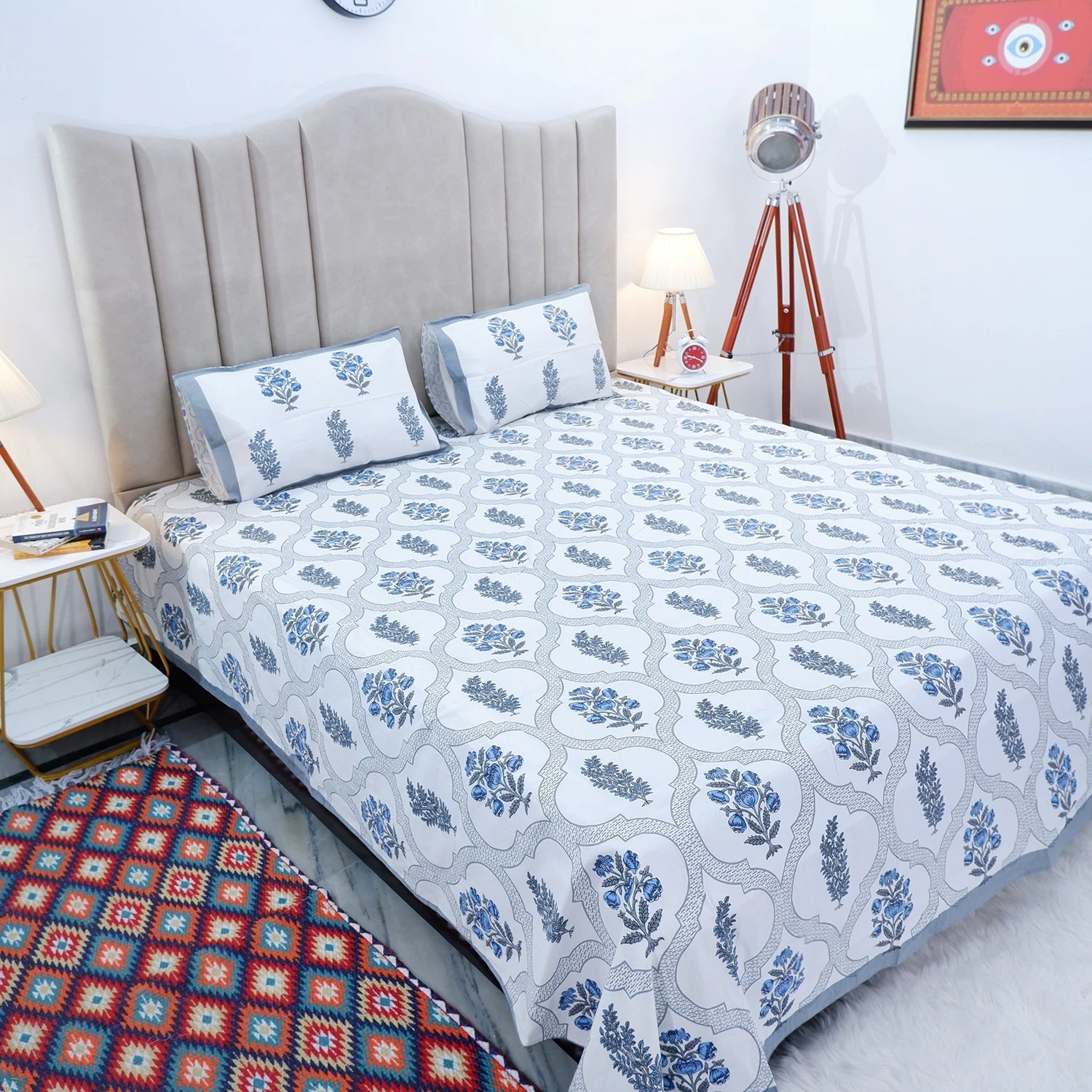 100% Pure Cotton Bed Sheet | Mahi