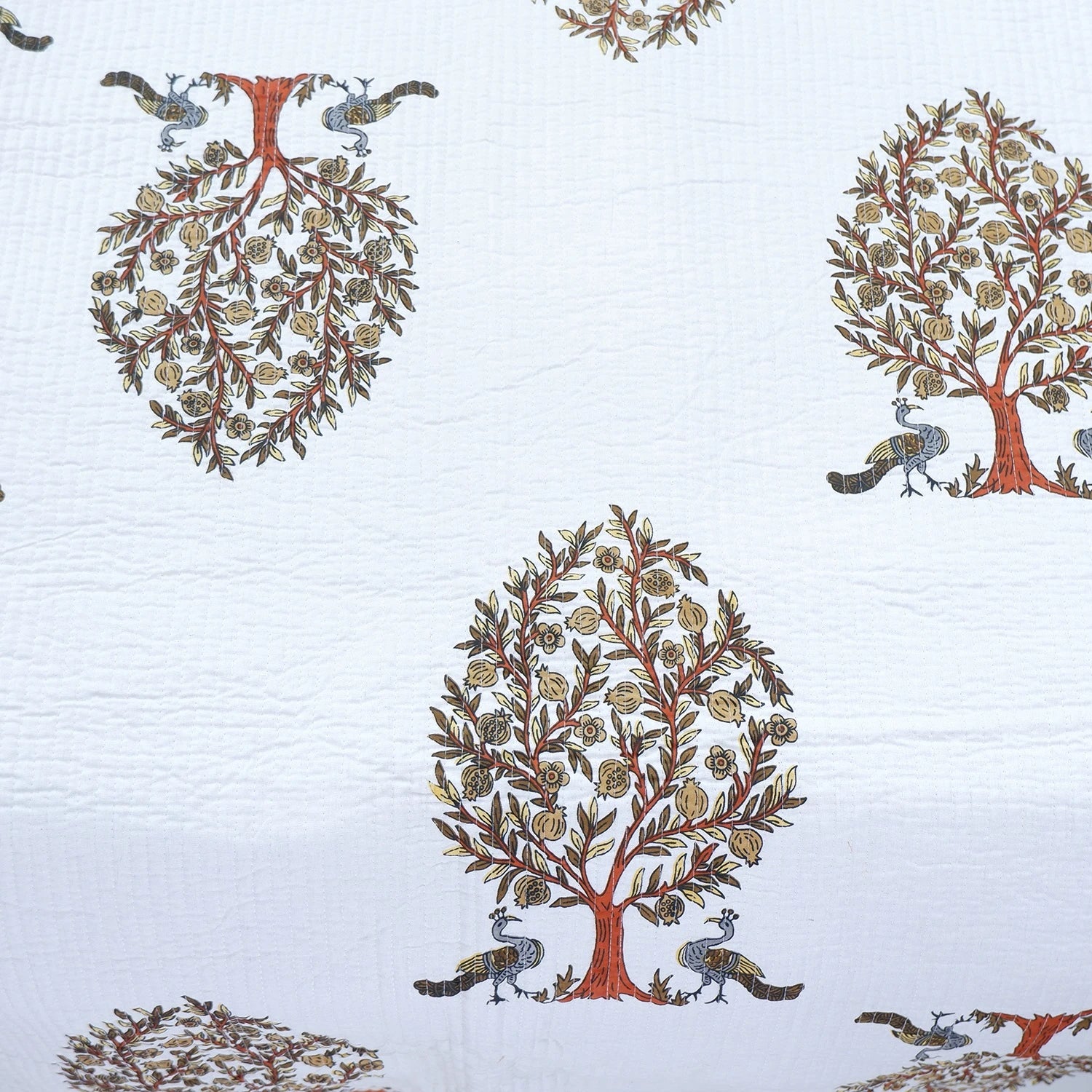 Premium Hand Block Print Cotton Bedcover | Shilpa