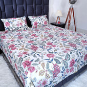 100% Pure Cotton Bed Sheet | Floral Fancy Bedding