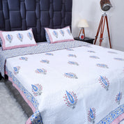 Hand Block Print Cotton Bedcover | Blossom Haven Designs