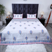 Premium Hand Block Print Cotton Bedcover | Blossom Haven Designs