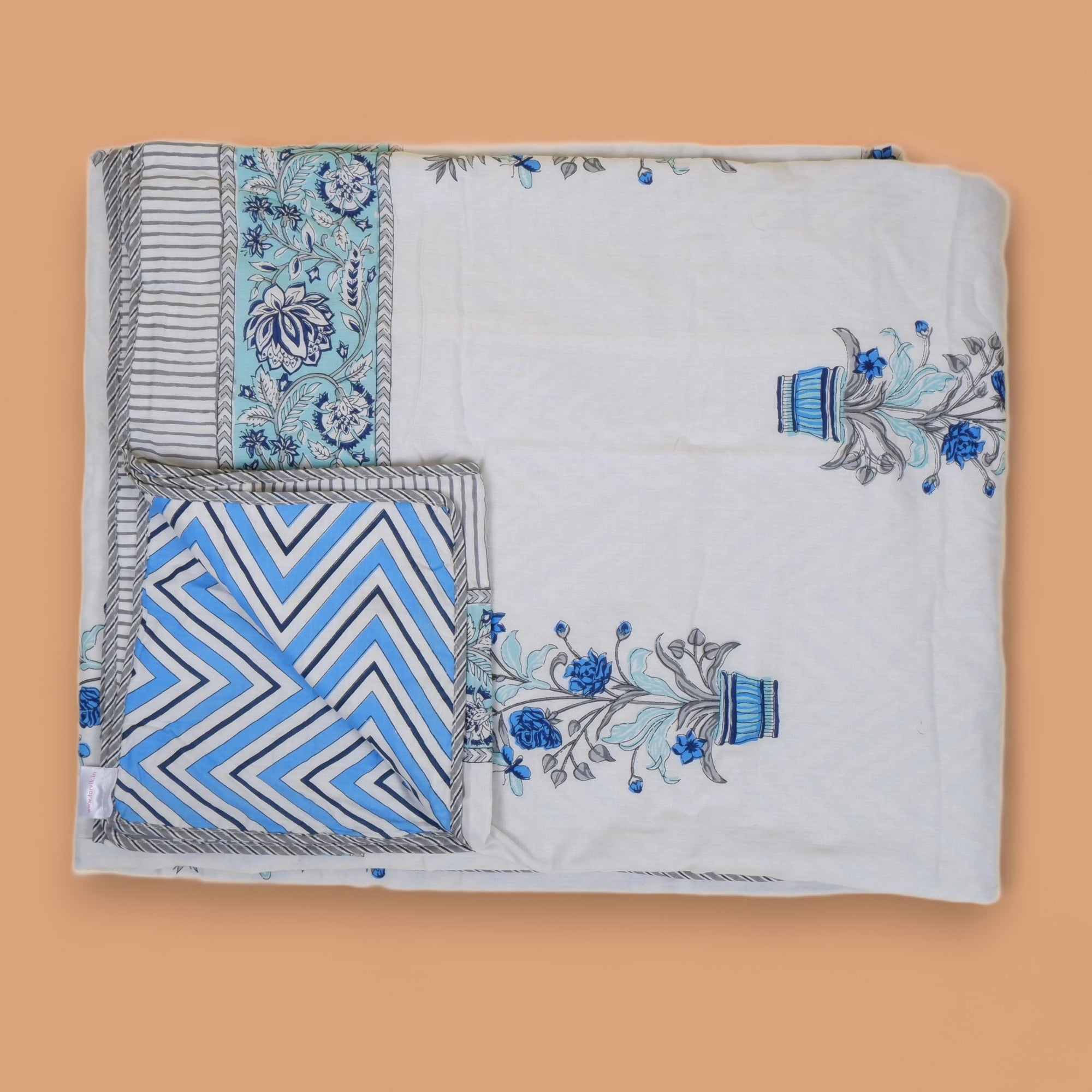 Double Bed Pure Mulmul Cotton Dohar - Amer - Tarvik