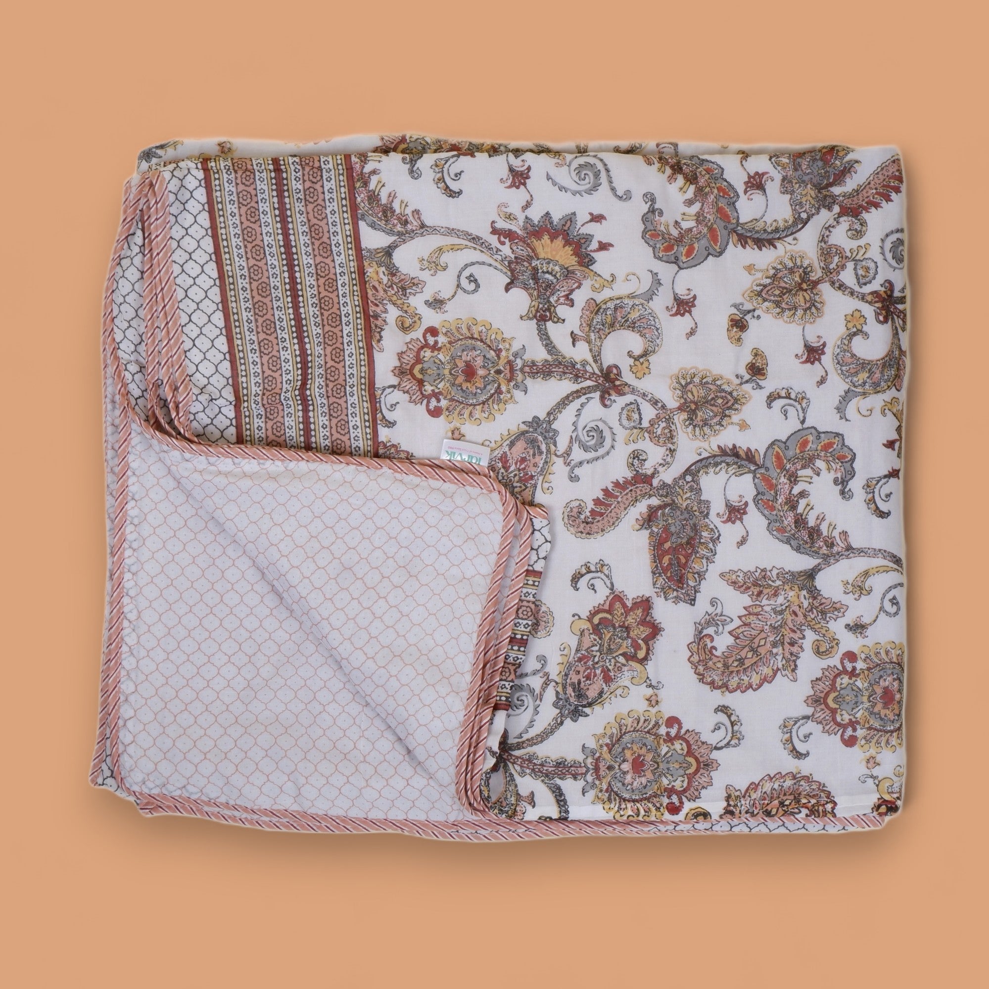 Double Bed Pure Mulmul Cotton Dohar - Mehran - Tarvik