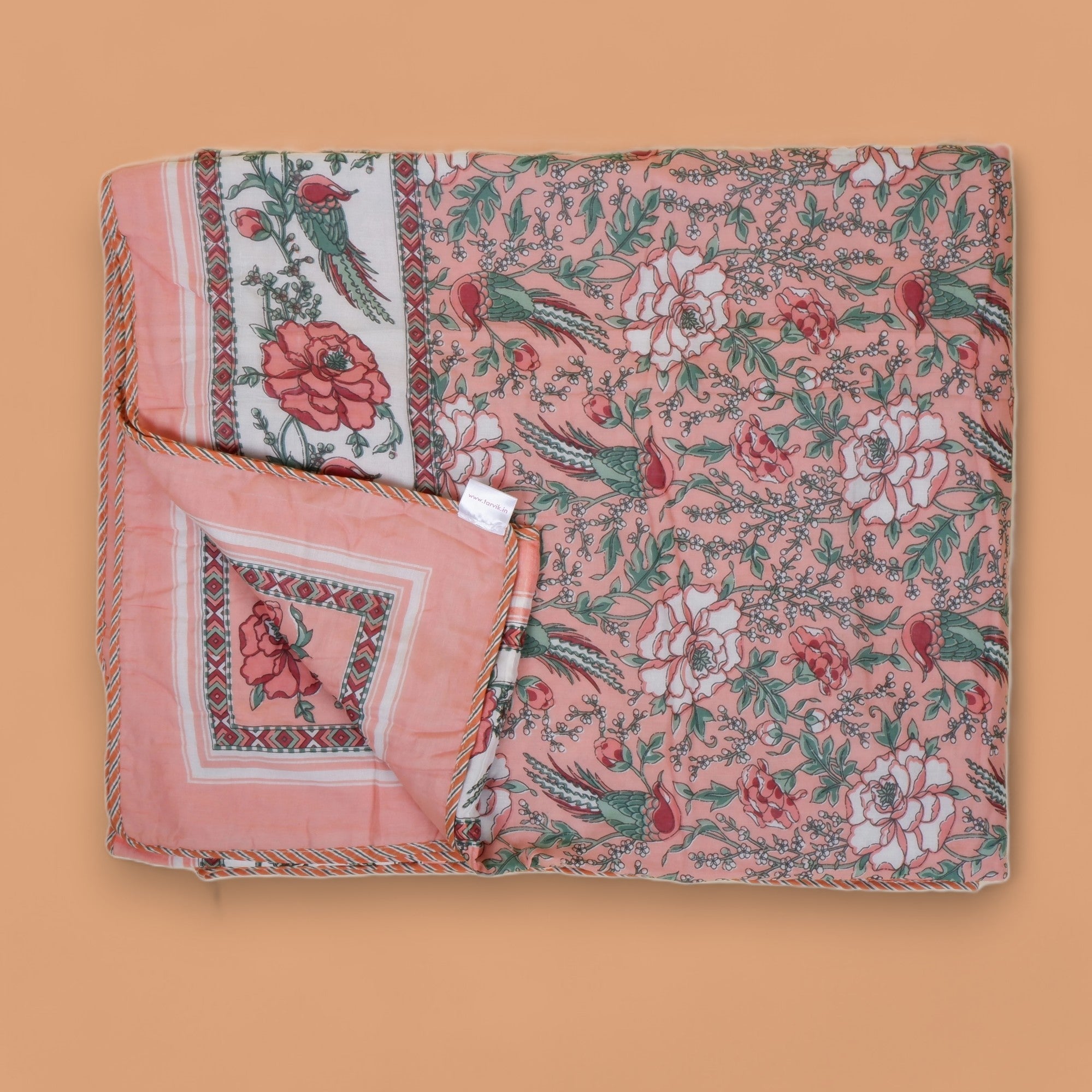 Double Bed Pure Mulmul Cotton Dohar - Sawai - Tarvik