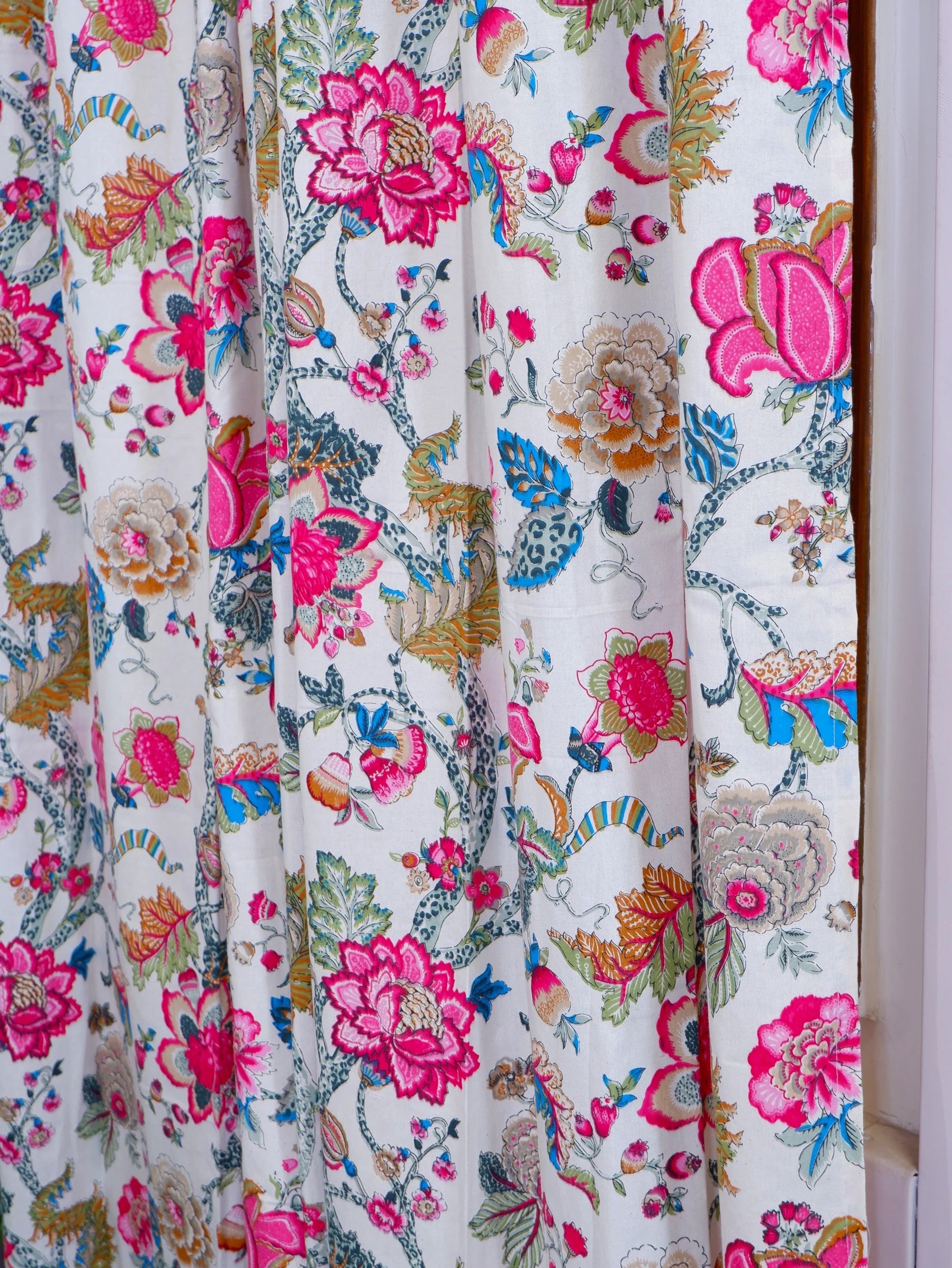Hand Block Print Curtains | Haleema