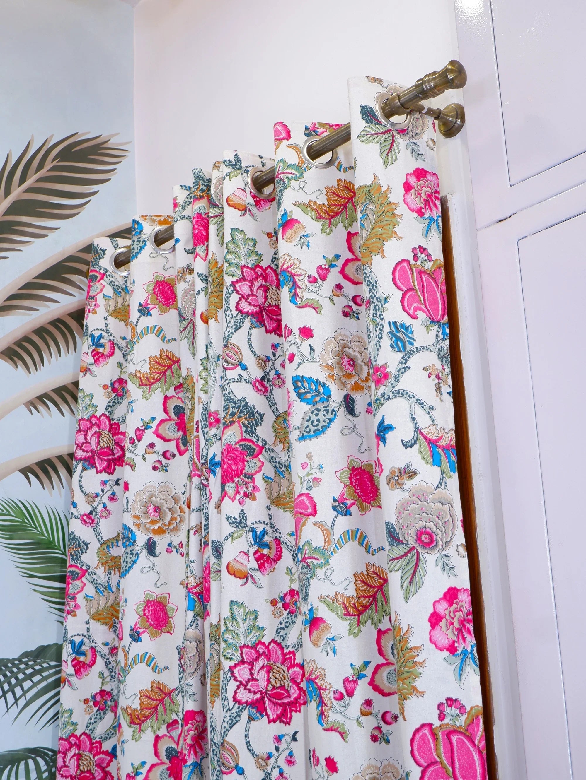 Hand Block Print Curtains | Haleema