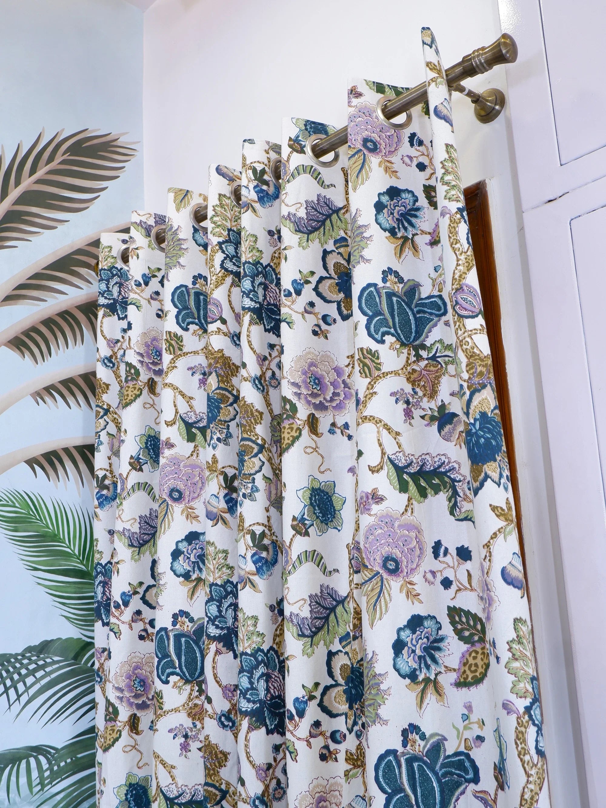 Hand Block Print Curtains | Misha