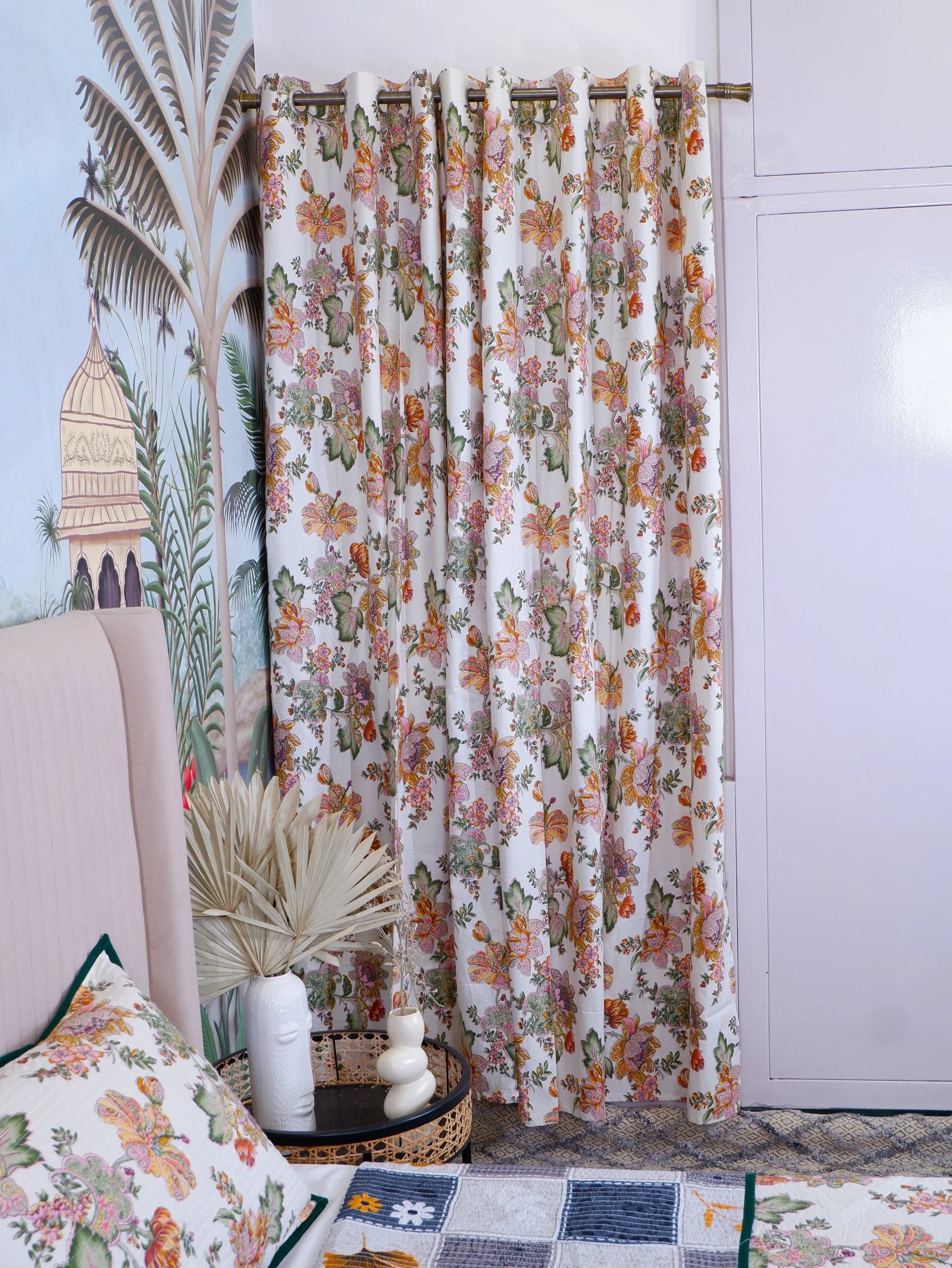 Hand Block Print Curtains | Rabia