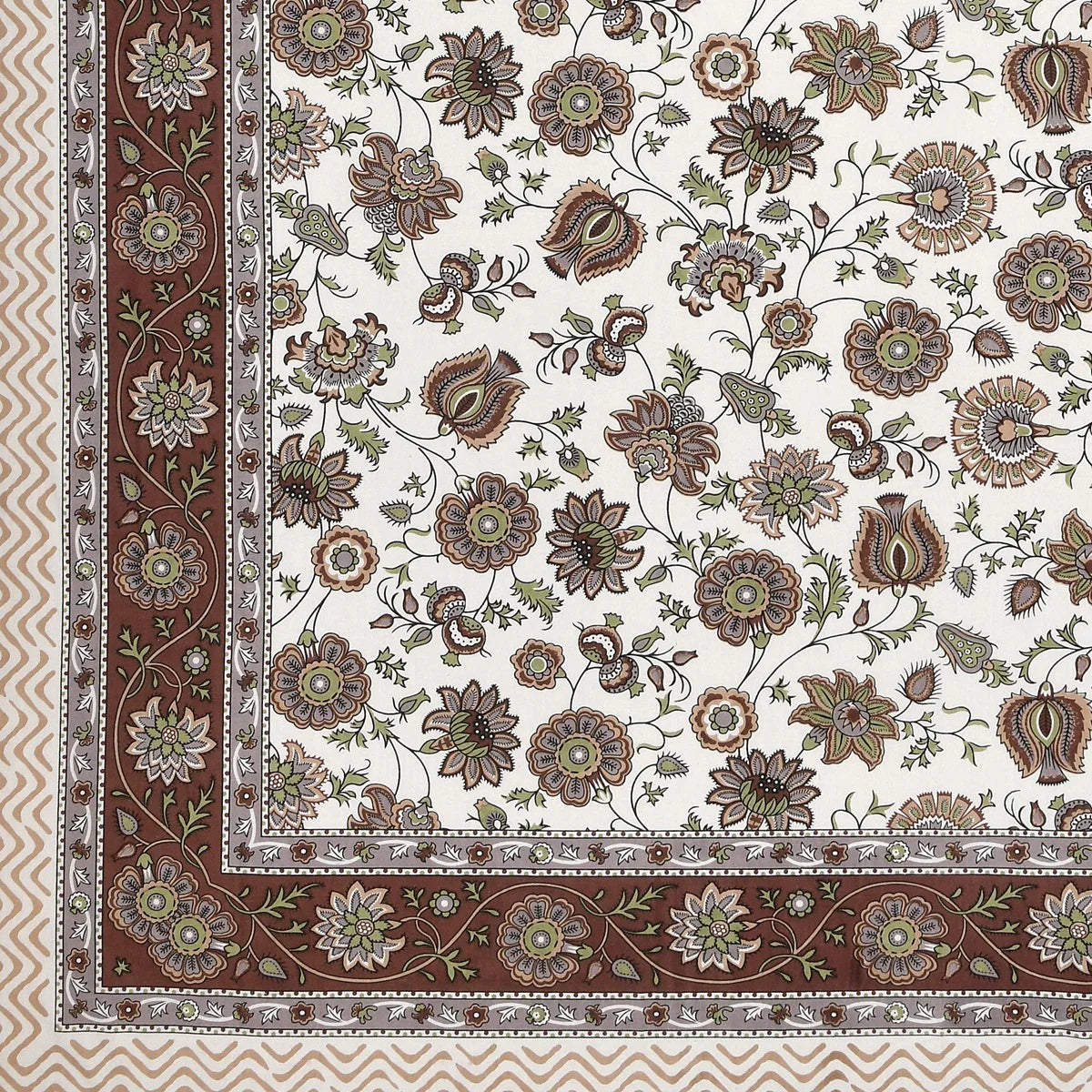 100% Pure Cotton | Single Bed | Bed Sheet - Kavya