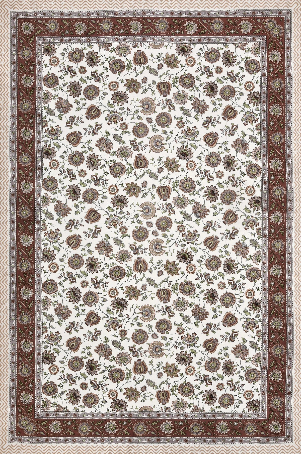 100% Pure Cotton | Single Bed | Bed Sheet - Kavya