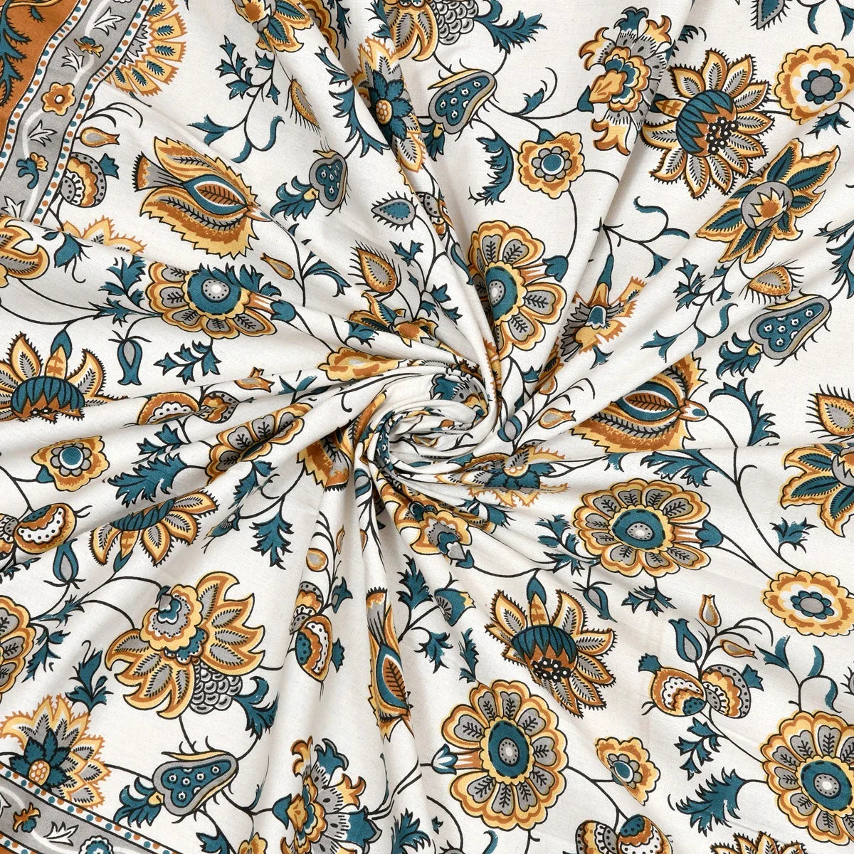 100% Pure Cotton | Single Bed | Bed Sheet - Ananya