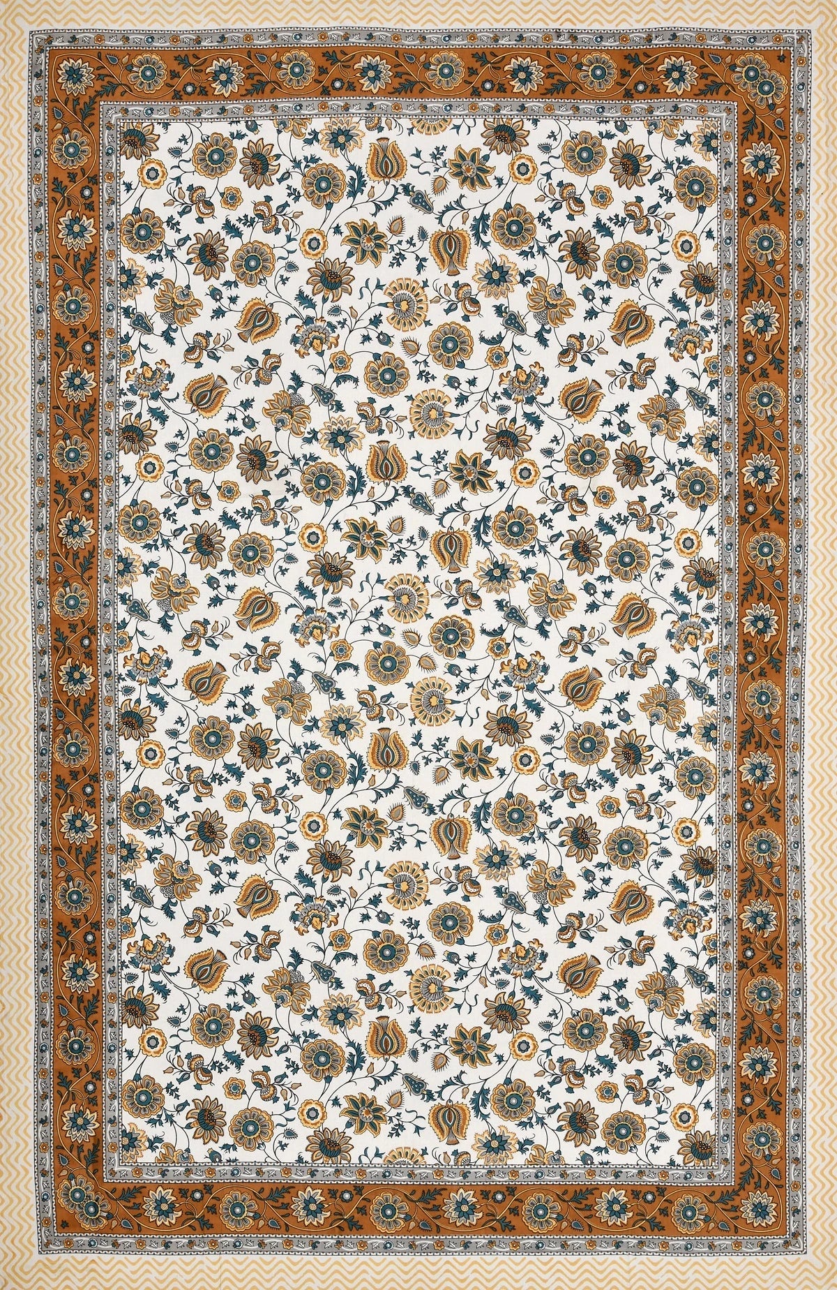 100% Pure Cotton | Single Bed | Bed Sheet - Ananya