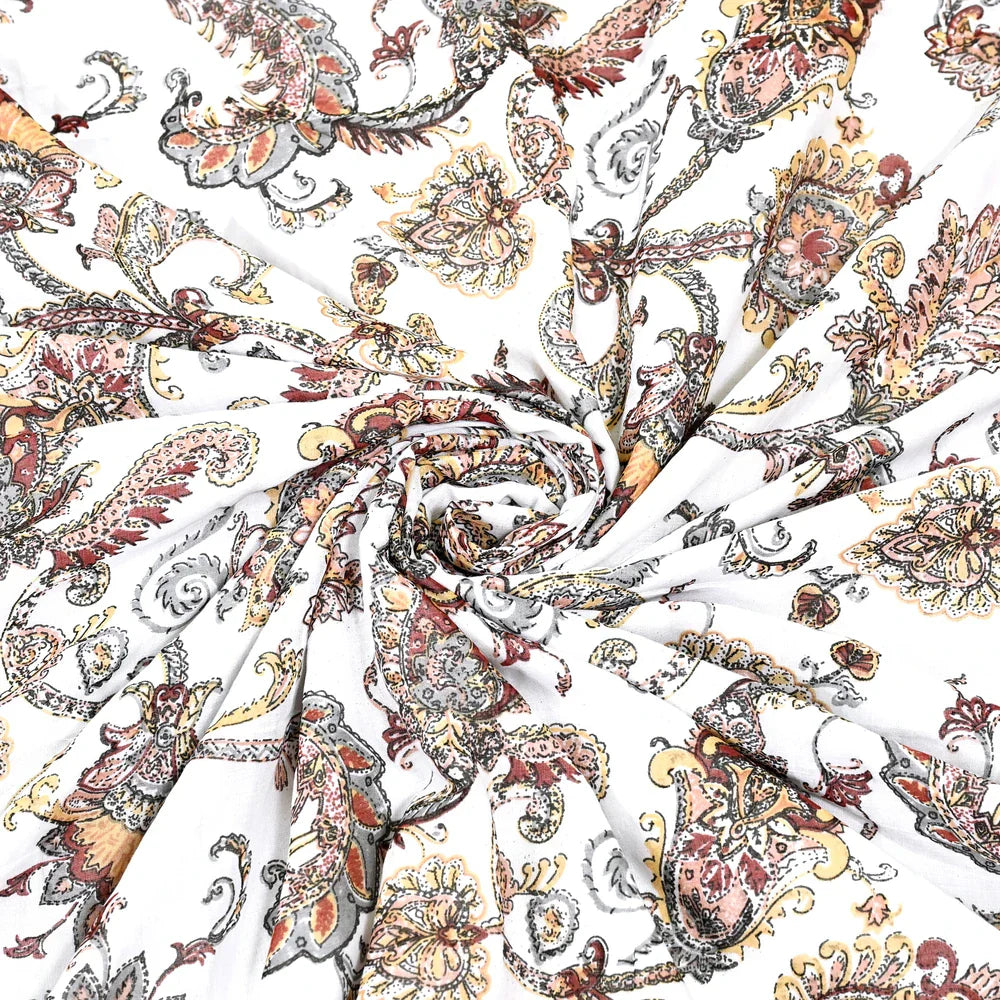 All Season Jaipuri AC Blanket | 100% Cotton | Block Print | Double Bed - Keri Buta (90X108 inches)