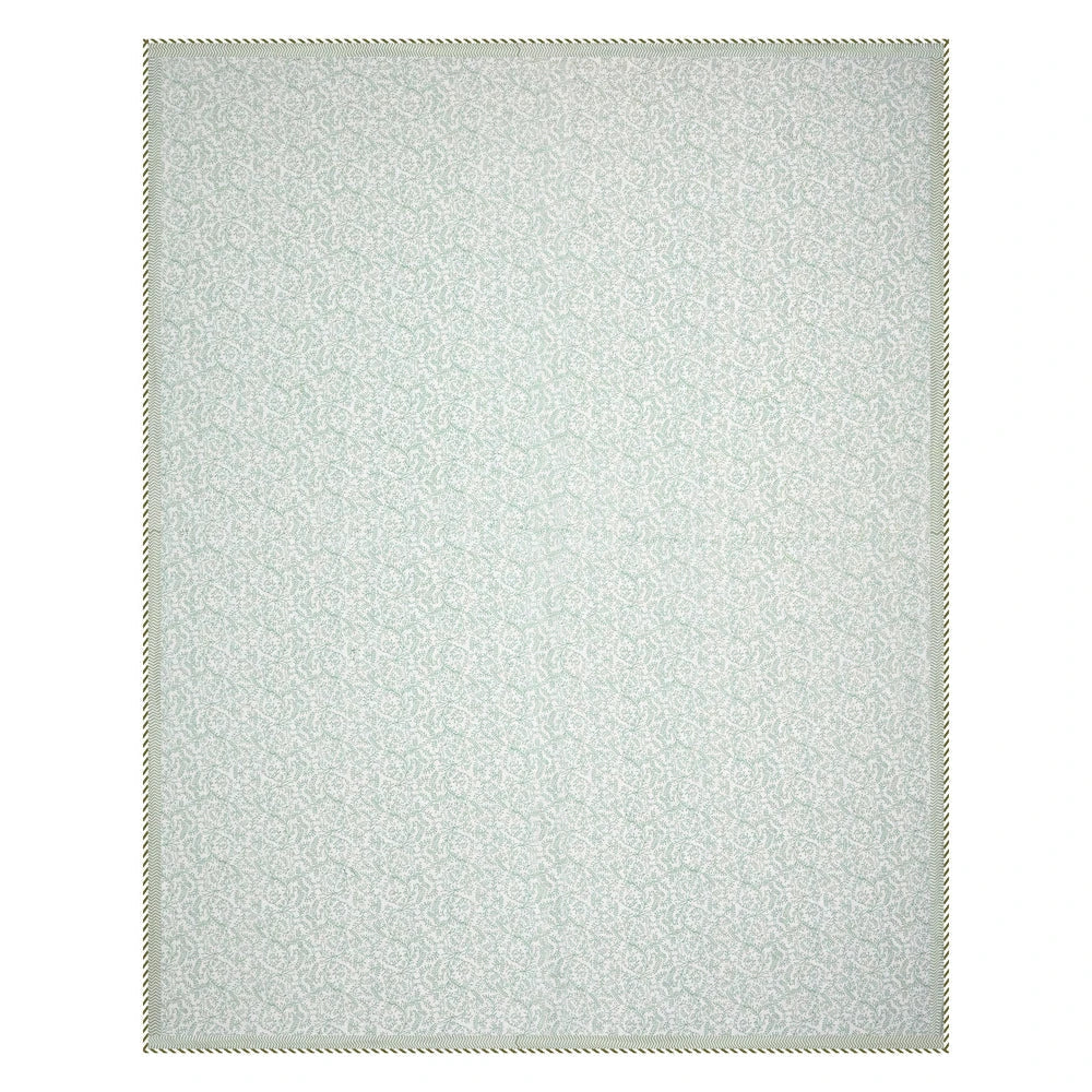 All Season Jaipuri AC Blanket | 100% Cotton | Block Print | Double Bed - Mughal Floral Jaal (90X108 inches)