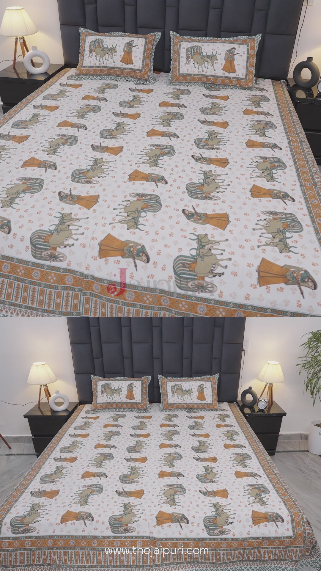 100% Pure Cotton Bed Sheet | Akanksha