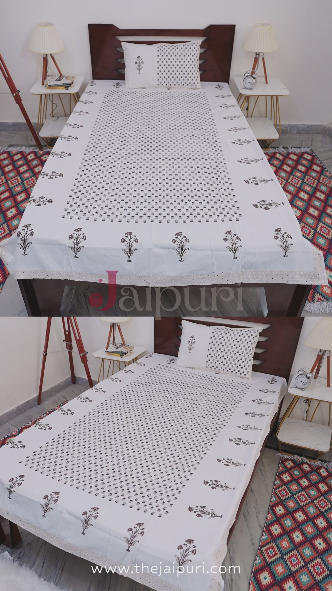 100% Pure Cotton Bed Sheet | Mouni