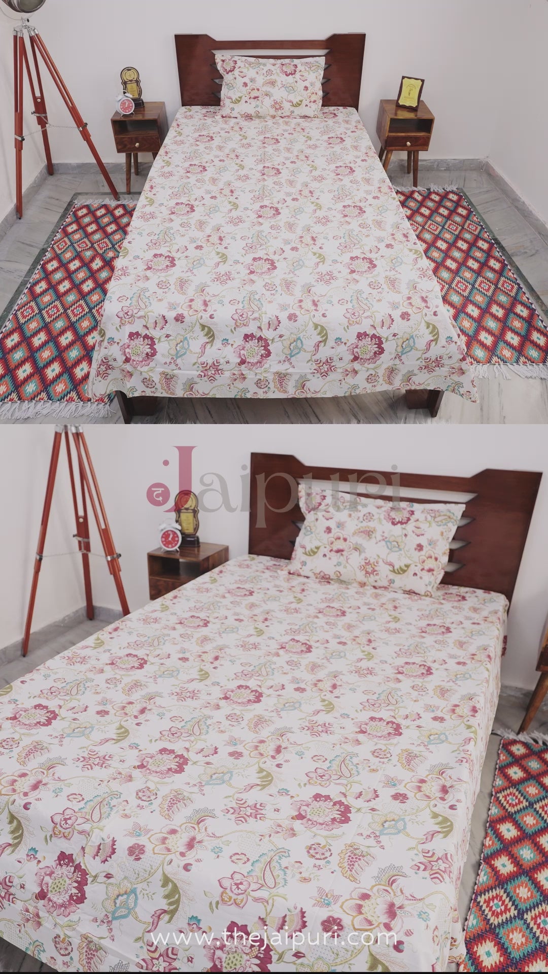 100% Pure Cotton Bed Sheet | Bipasha