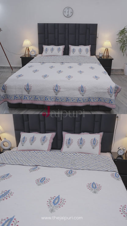 Premium Hand Block Print Cotton Bedcover | Ameesha