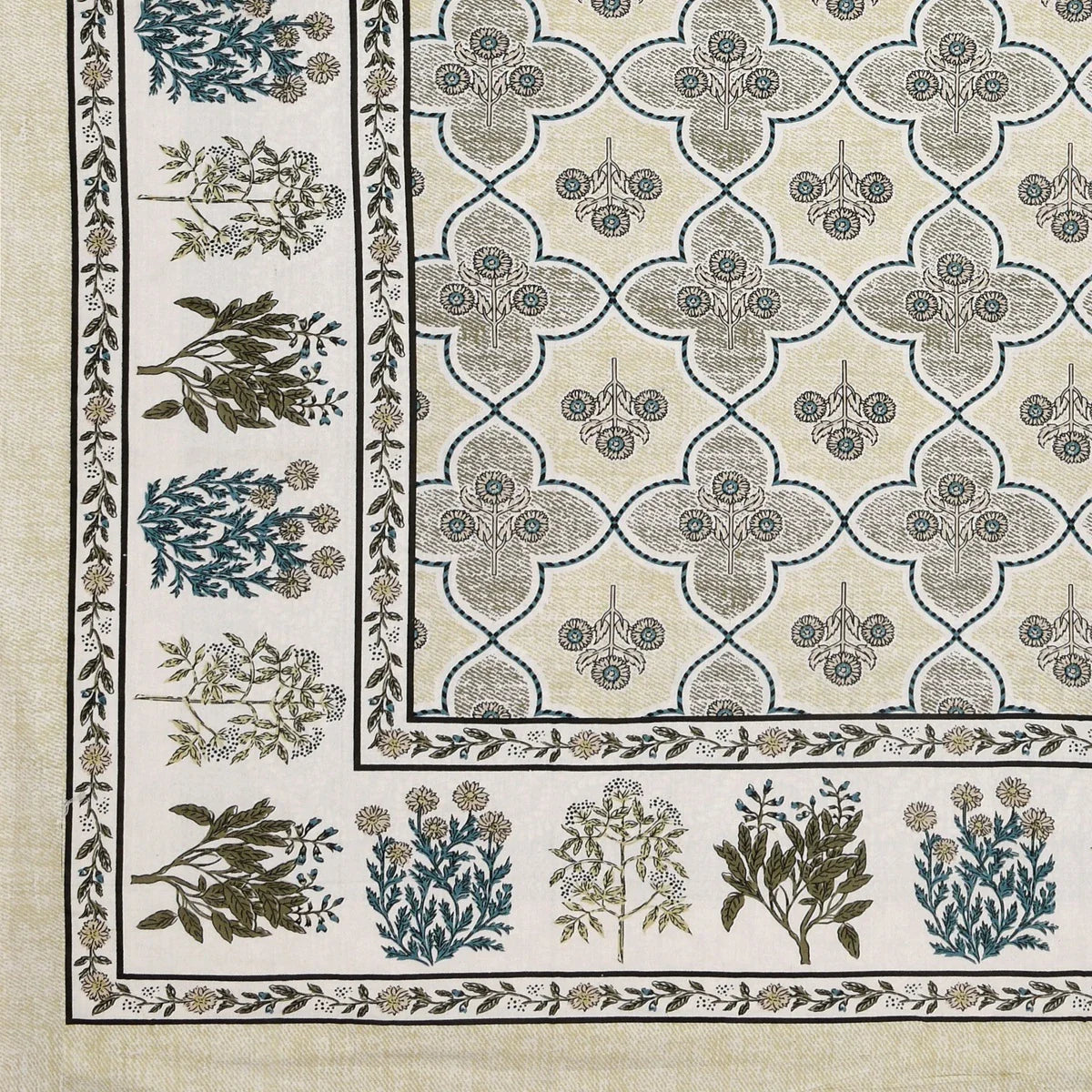 100% Pure Cotton | Single Bed | Bed Sheet - Saanvi