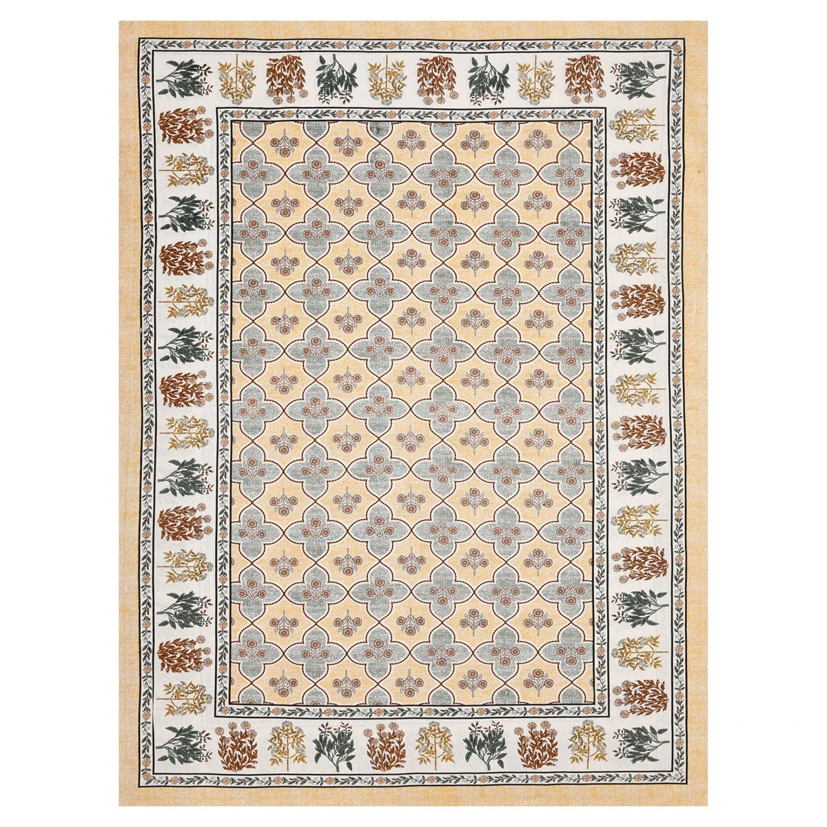 100% Pure Cotton | Single Bed | Bed Sheet - Riya